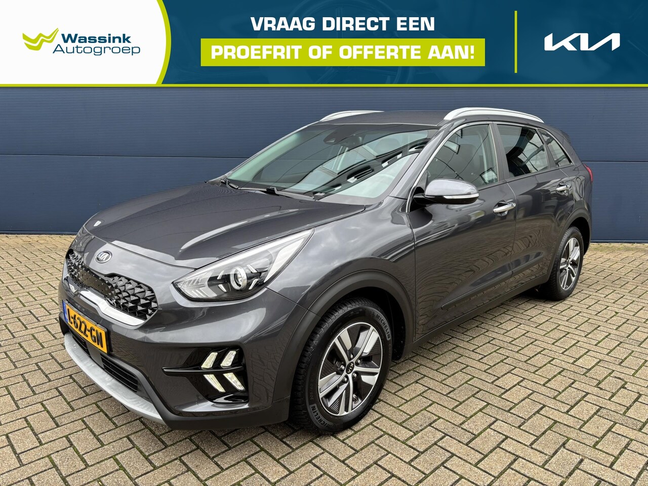 Kia Niro - 1.6 GDi Hybrid 141pk DCT6 DynamicLine | Navigatie | Parkeercamera | Climate control | Crui - AutoWereld.nl