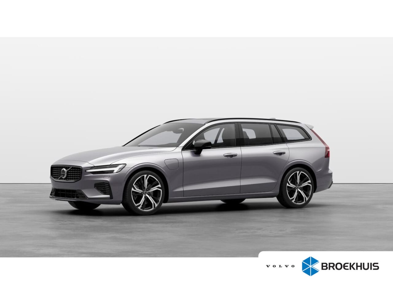 Volvo V60 - 2.0 T8 Plug-in hybrid AWD Ultra Dark | Lounge Pack |  19" 5-triplespaaks Glossy Black Diam - AutoWereld.nl