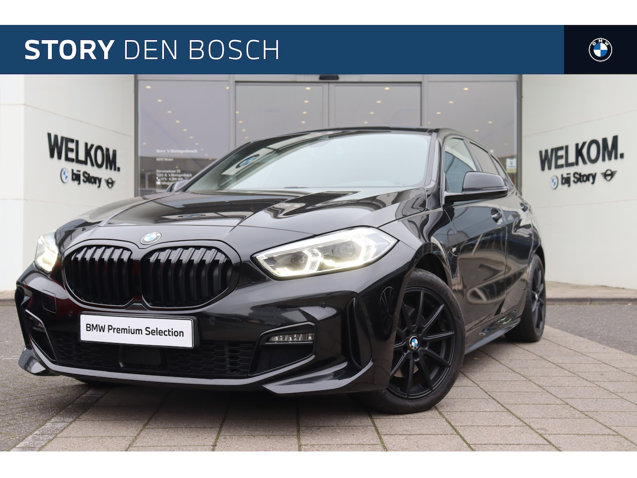 BMW 1-serie - 118i High Executive M Sport Automaat / Sportstoelen / LED / M Sportonderstel / Live Cockpi - AutoWereld.nl