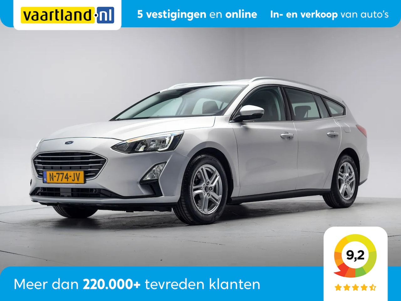 Ford Focus Wagon - 1.0 EcoBoost Hybrid 125pk Edition Business [ LED Navi Apple/Android ] - AutoWereld.nl