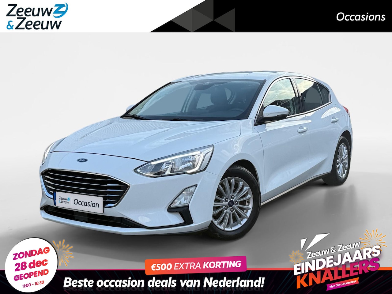 Ford Focus - 1.0 EcoBoost Titanium Business 1e Eigenaar | Automaat | Navigatie | Apple/Android Carplay - AutoWereld.nl