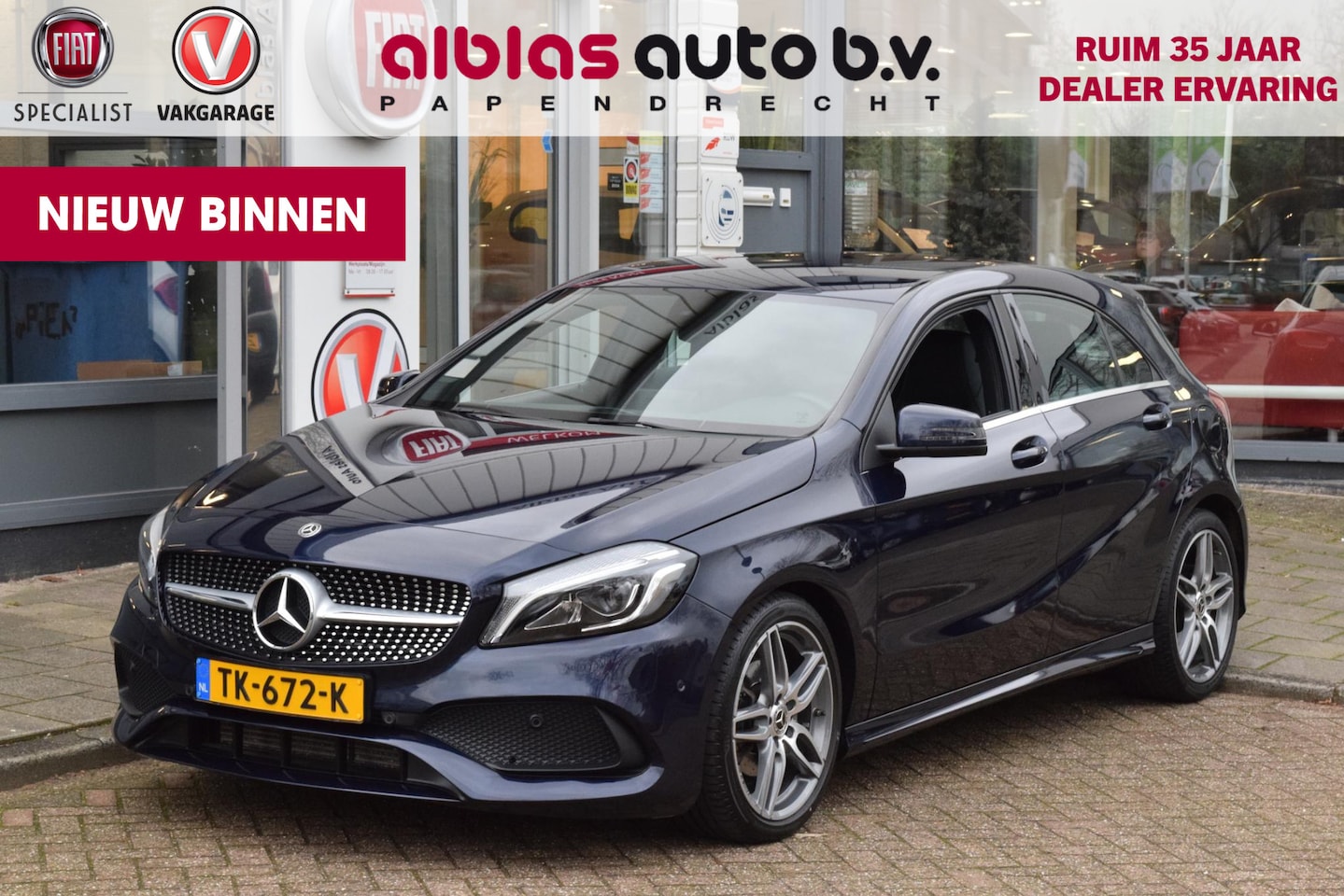 Mercedes-Benz A-klasse - 180 Bus.Solution AMG|Cam.|Carplay|Stoelverwarm. - AutoWereld.nl