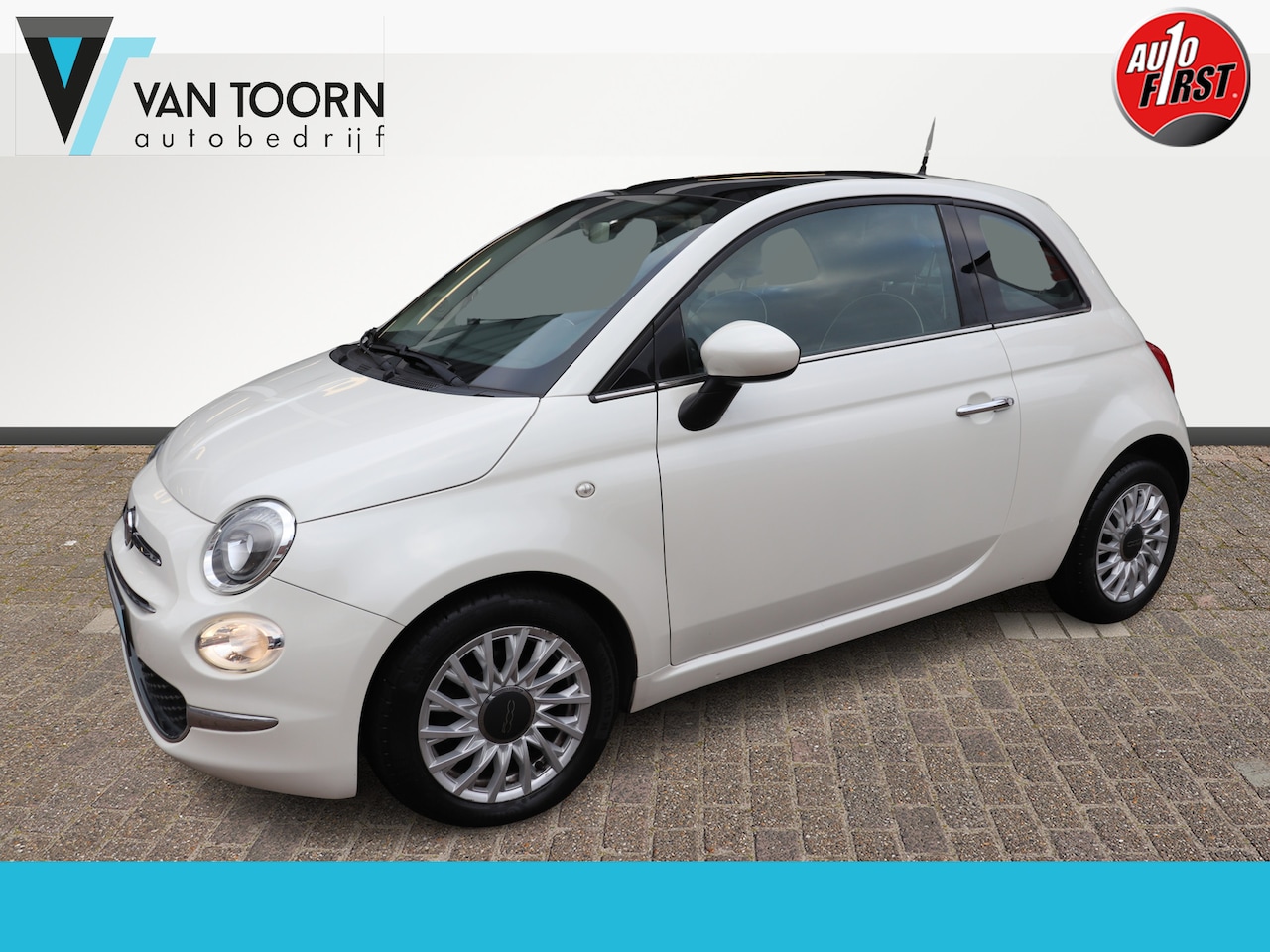 Fiat 500 - 0.9 TwinAir Turbo Lounge Automaat. Panoramadak. - AutoWereld.nl