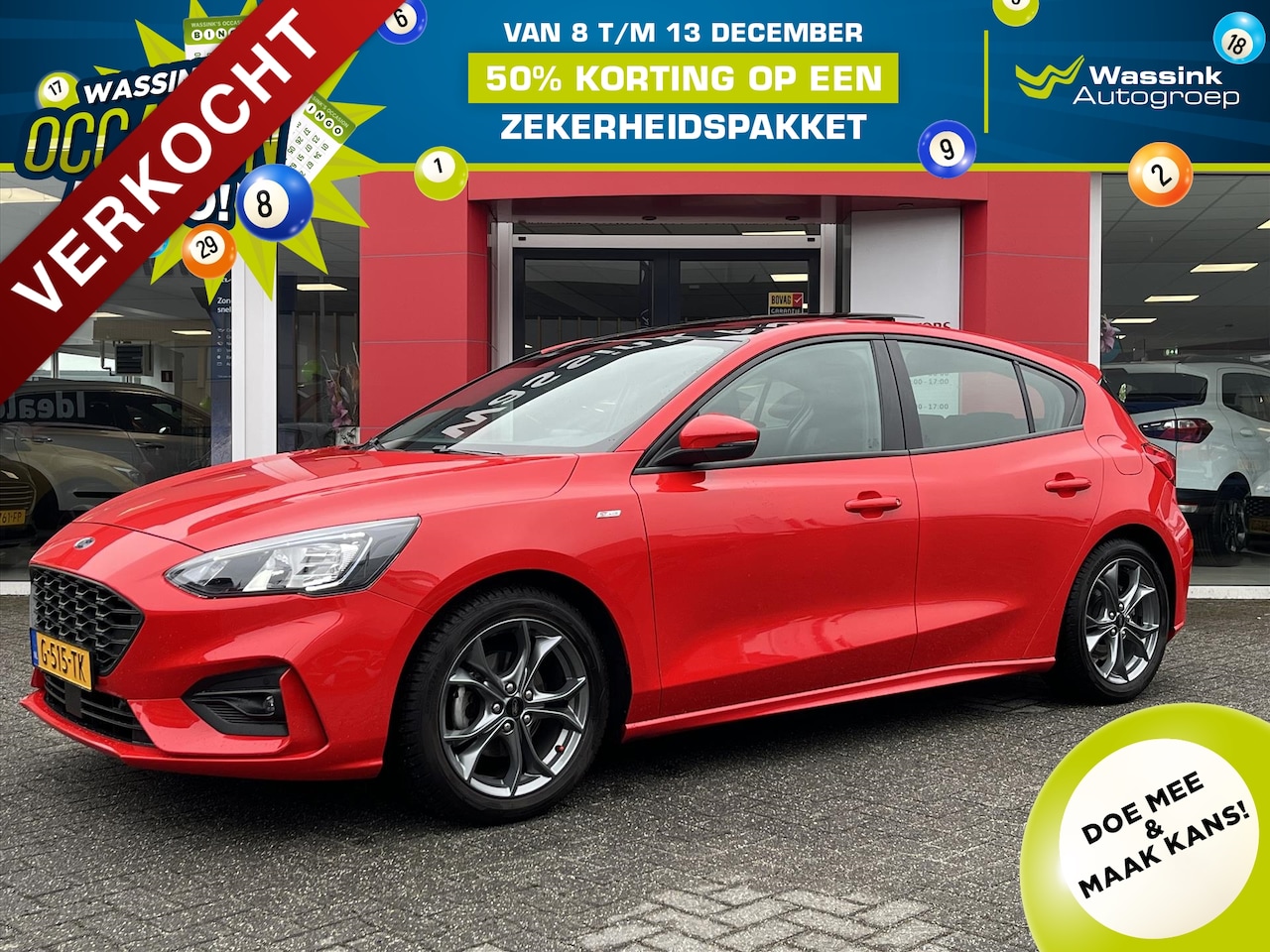 Ford Focus - 1.0 EcoBoost 125pk ST-Line Business I Glazen Schuif/kanteldak I Winterpack I Parkeersensor - AutoWereld.nl