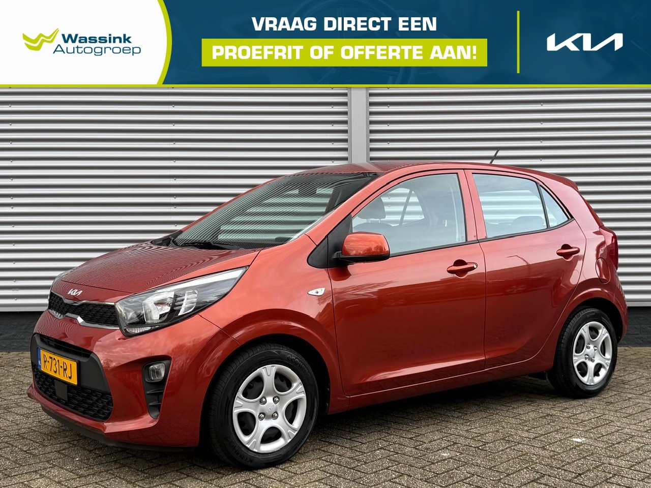 Kia Picanto - 1.0 DPi 67pk 4-zits ComfortLine | Bluetooth | Airco | Cruise Control | - AutoWereld.nl