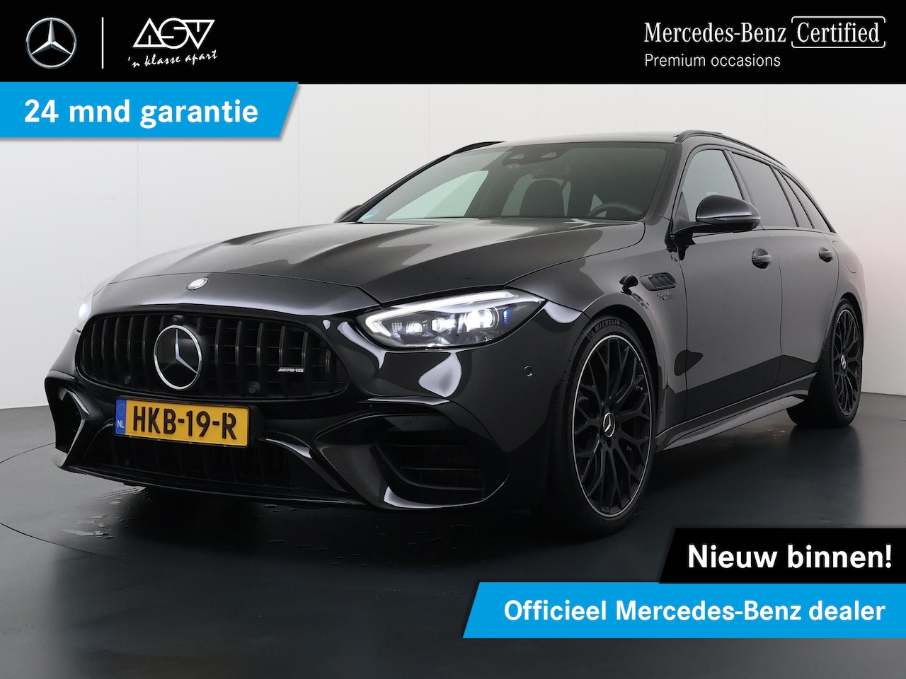 Mercedes-Benz C-klasse Estate - AMG 63 S E Performance Carbon interieur, Panoramadak, wegklapbare trekhaak. - AutoWereld.nl
