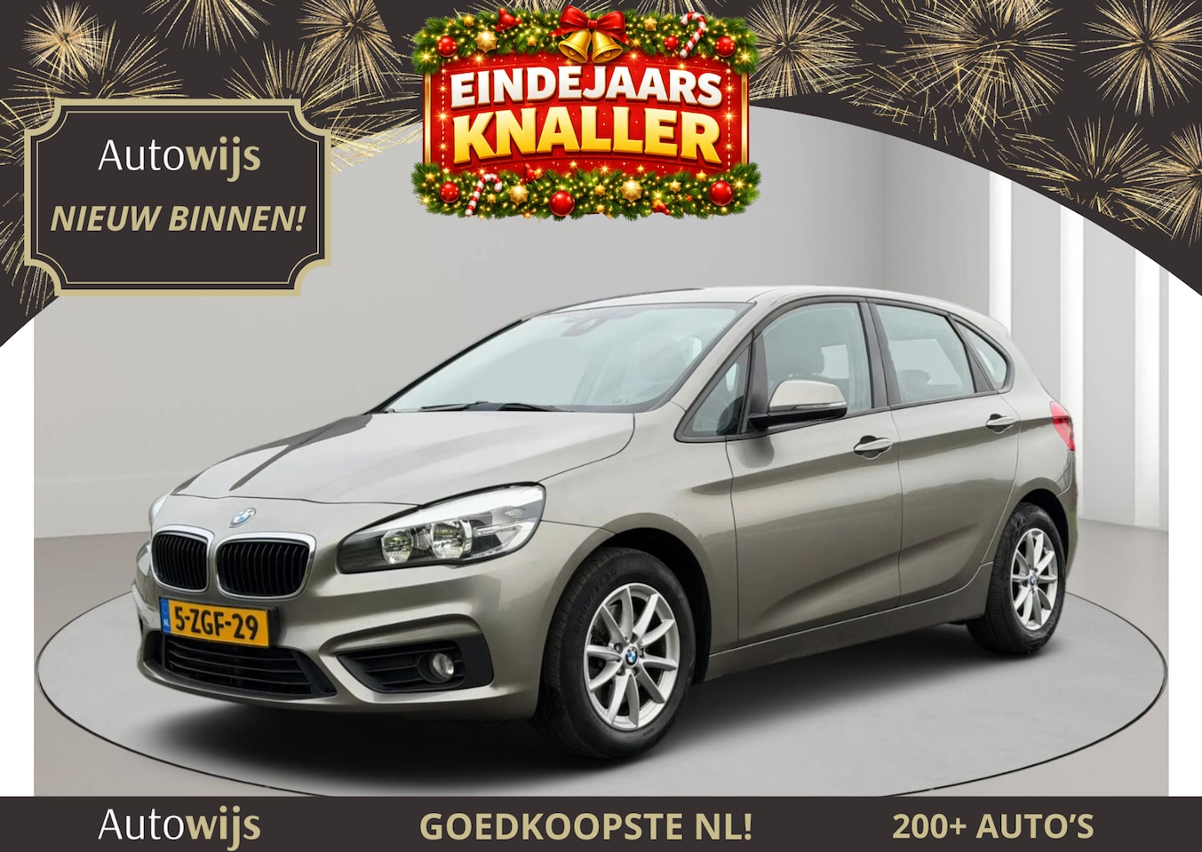 BMW 2-serie Active Tourer - 218i|AUT|NL AUTO|TREKHAAK|AIRCO|Cruise - AutoWereld.nl