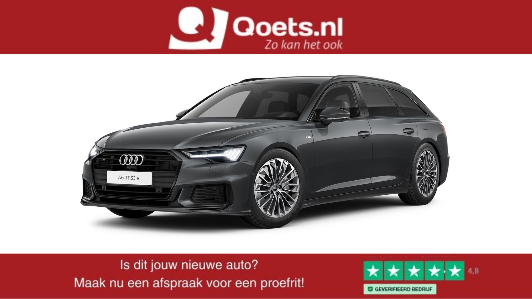 Audi A6 Avant - 50 TFSI e quattro S edition Adaptive Cruise Control - Privacy glas - Sportstoelen - Stoelv - AutoWereld.nl