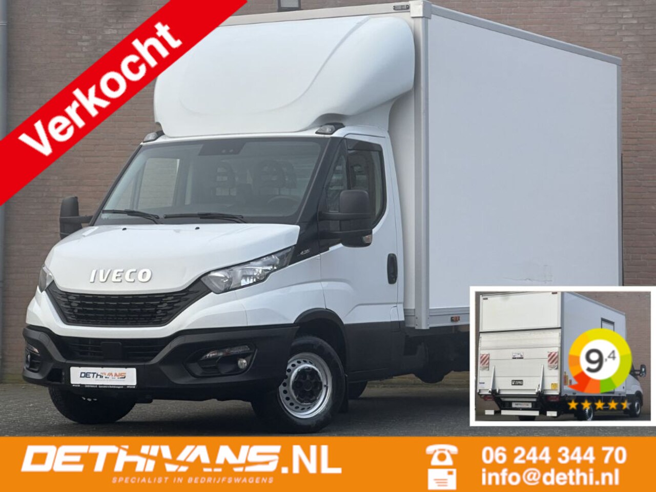 Iveco Daily - 35S14 140PK Bakwagen + Laadklep 20m³ - AutoWereld.nl