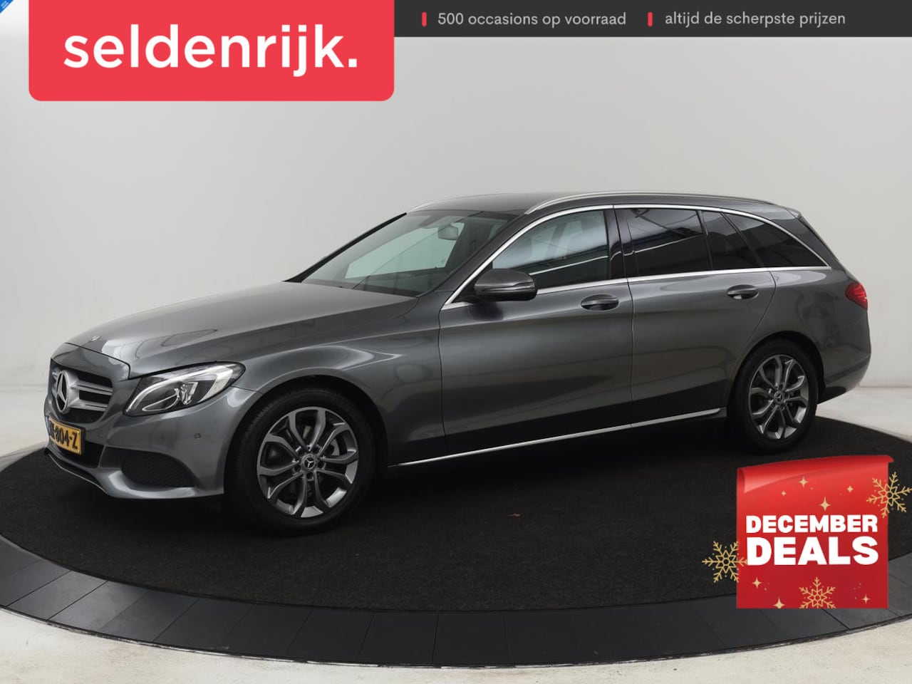 Mercedes-Benz C-klasse - 180 Business Solution | Stoelverwarming | Trekhaak | Camera | Navigatie | Park Assist | Ha - AutoWereld.nl
