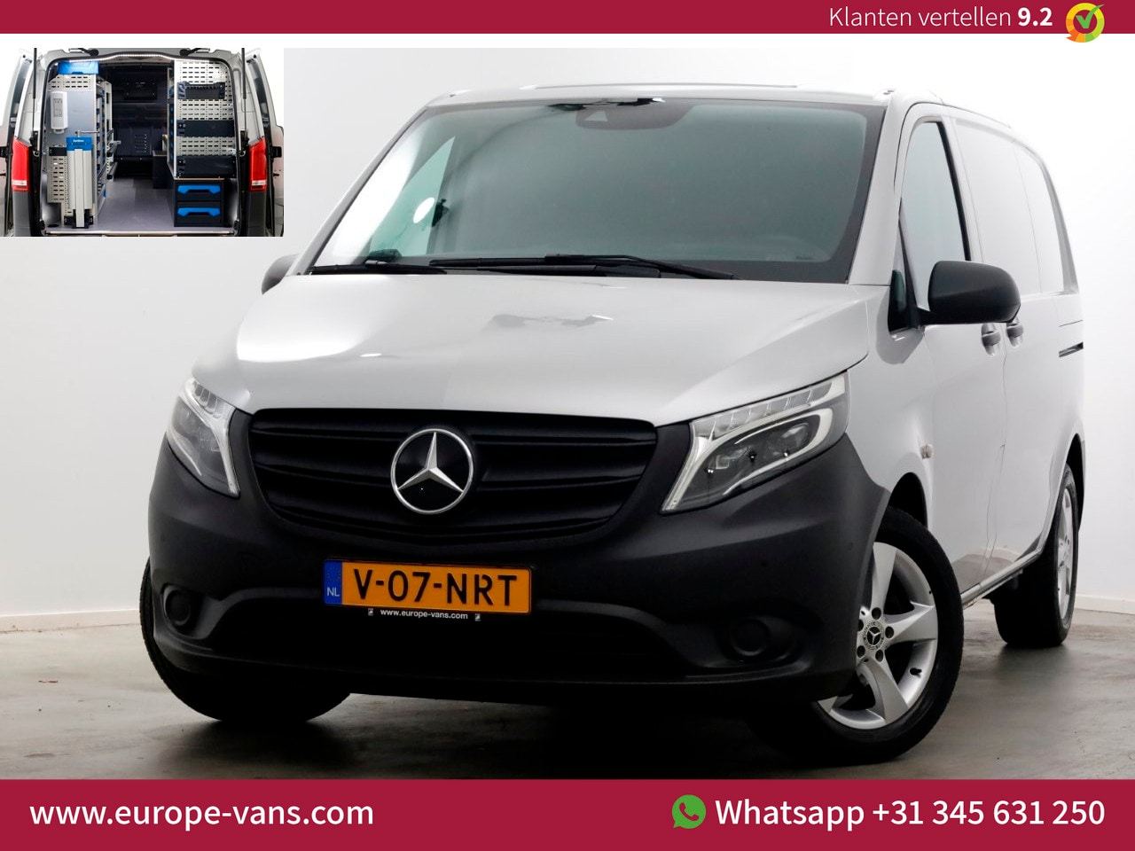 Mercedes-Benz Vito - 114 CDI 136pk Compact 9G Automaat 2x Schuifdeur/LED/Camera/Inrichting 07-2022 - AutoWereld.nl