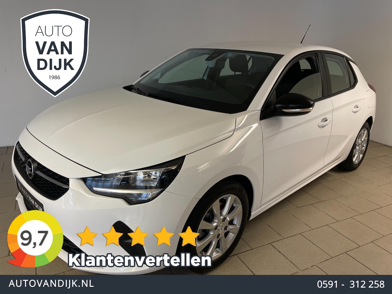 Opel Corsa - 1.2 Edition AIRCO NAVI CRUISE BT APPLE CARPLAY APP CONNECT LM VELGEN FRONT ASSIST ZEER NET - AutoWereld.nl