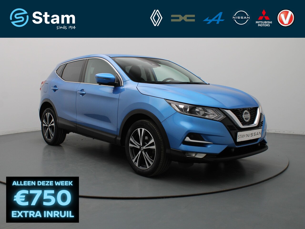 Nissan Qashqai - 160pk DIG-T N-Connecta 360° Camera | Cruise | Navi | Parkeersens. v+a - AutoWereld.nl