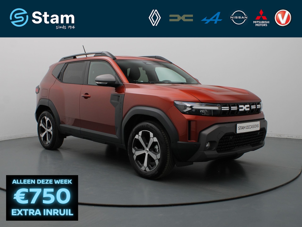 Dacia Duster - 140pk Hybrid Journey Automaat 360° Camera | Cruise | Parkeersens. v+a | Stoel-/stuurverw. - AutoWereld.nl