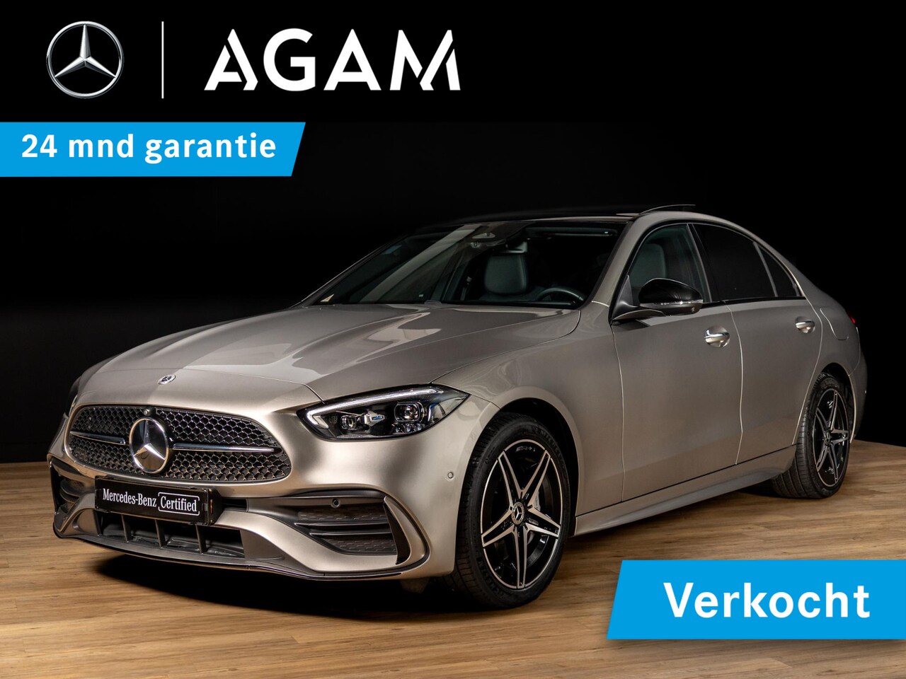 Mercedes-Benz C-klasse - Limousine 300 e AMG Line Premium PLUS | Panorama dak - AutoWereld.nl