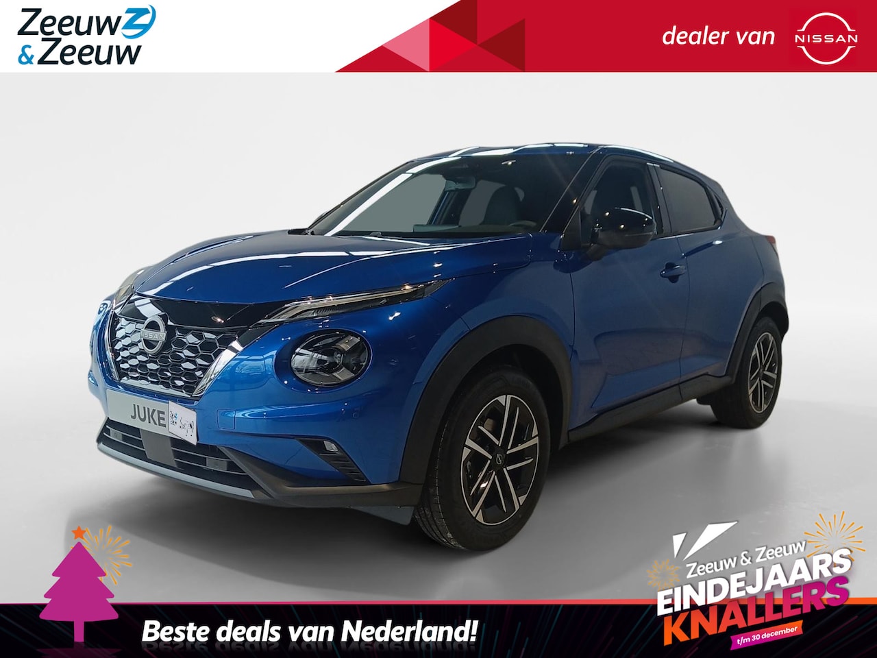 Nissan Juke - 1.6 Hybrid N-Connecta *Cold pack*Navigatie*Achteruitrij camera*parkeersensoren voor en ach - AutoWereld.nl
