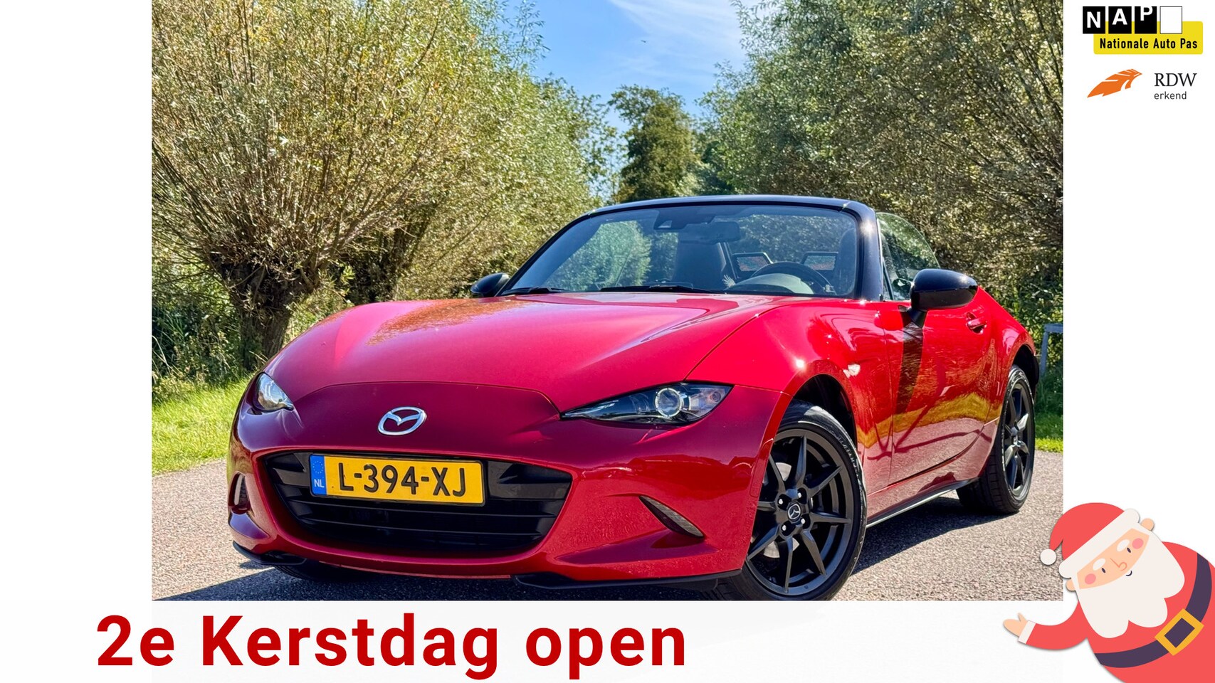 Mazda MX-5 - 1.5 SkyActiv-G 131 GT-M Leer Airco Stoelverwarming Carplay Navi Nieuwe APK - AutoWereld.nl