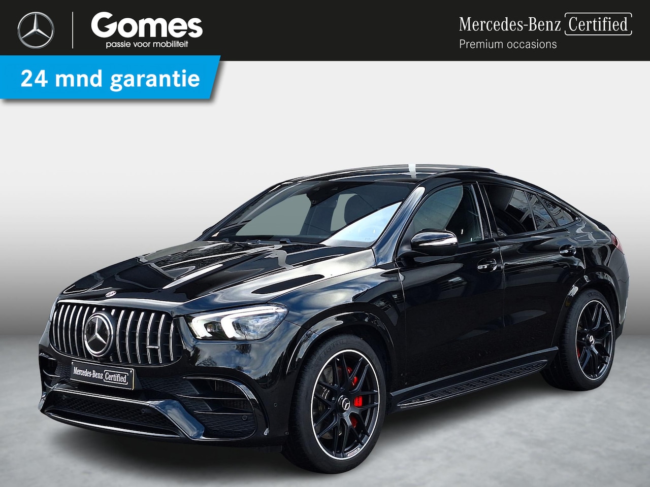 Mercedes-Benz GLE-Klasse Coupé - AMG 63 S 4MATIC+ | Panoramadak | Night pakket | Burmester high-end 3D | Nappaleder zwart | - AutoWereld.nl