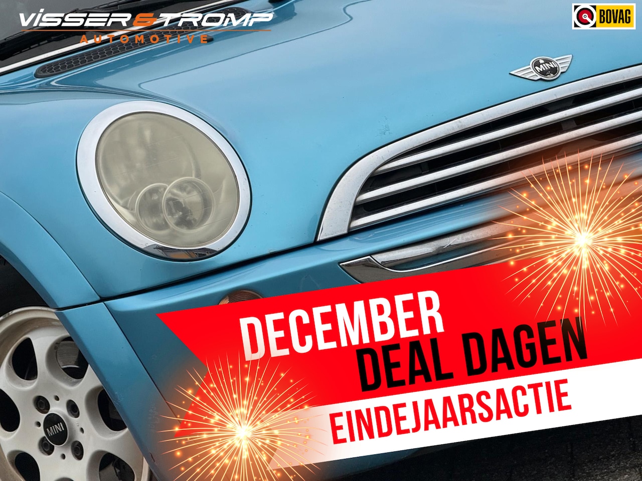 MINI Cooper - Mini 1.6 | Island Blue | Bluetooth/DAB/Elek.ramen/LMV - Nette auto! - AutoWereld.nl