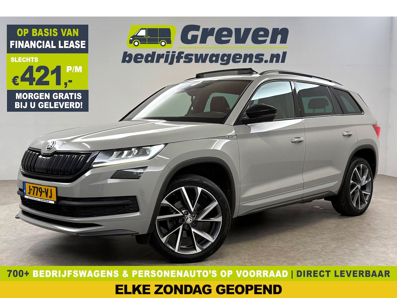 Skoda Kodiaq - 1.5 TSI Sportline Business | Pano | Memory | Sfeer | Virtual | Adap. Cruise | Stoel/Stuurv - AutoWereld.nl