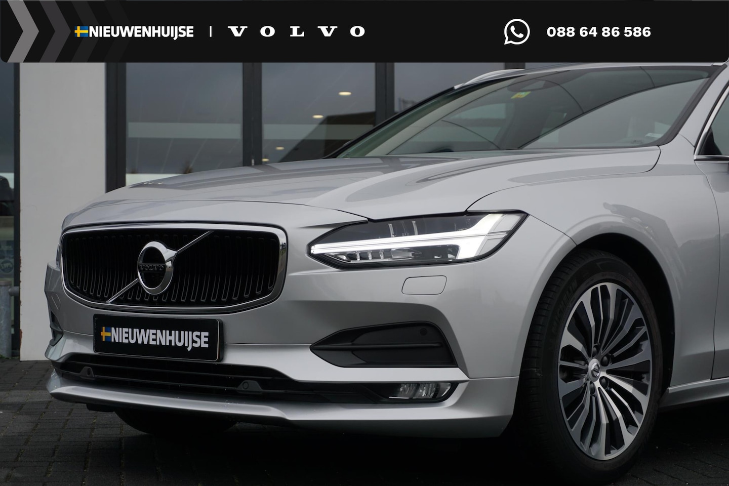 Volvo V90 - 2.0 T4 Business Luxury+ | Adaptieve Cruise Control | Schuif -/ Kanteldak | Stoelverwarming - AutoWereld.nl
