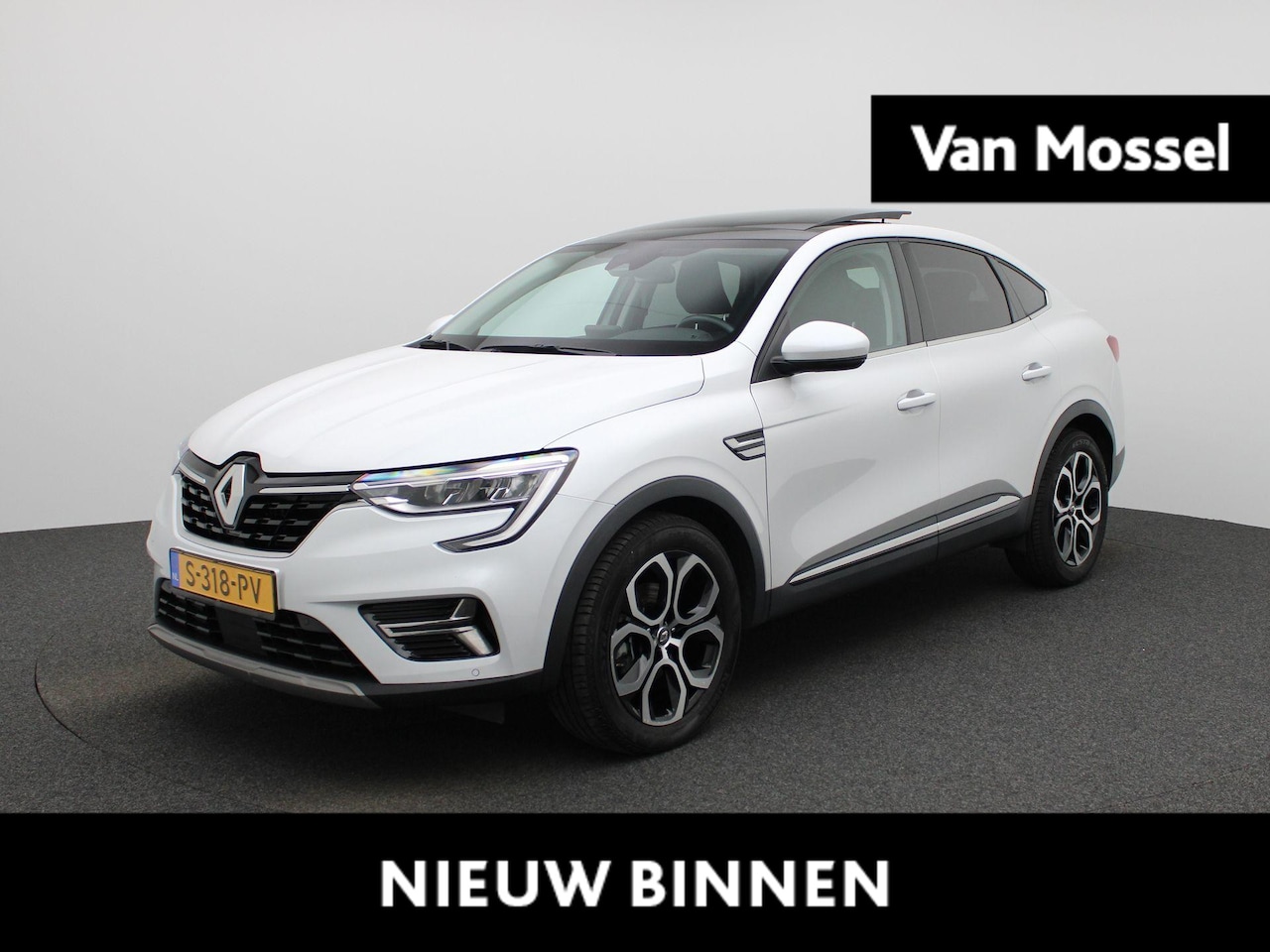 Renault Arkana - 1.6 E-Tech hybrid 145 techno | Glazen Schuif-/Kanteldak | Stoel- & Stuurwielverwarming | B - AutoWereld.nl
