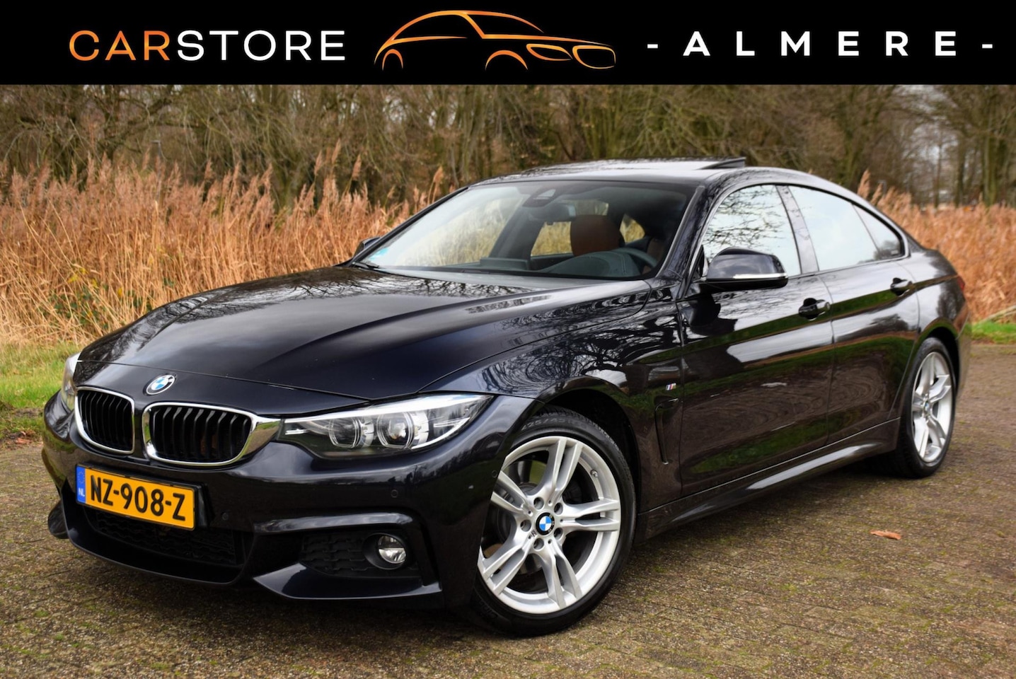 BMW 4-serie Gran Coupé - 430i High Executive*M-Pakket*Dak*Head-up*H&K*Camera*116Dkm* - AutoWereld.nl