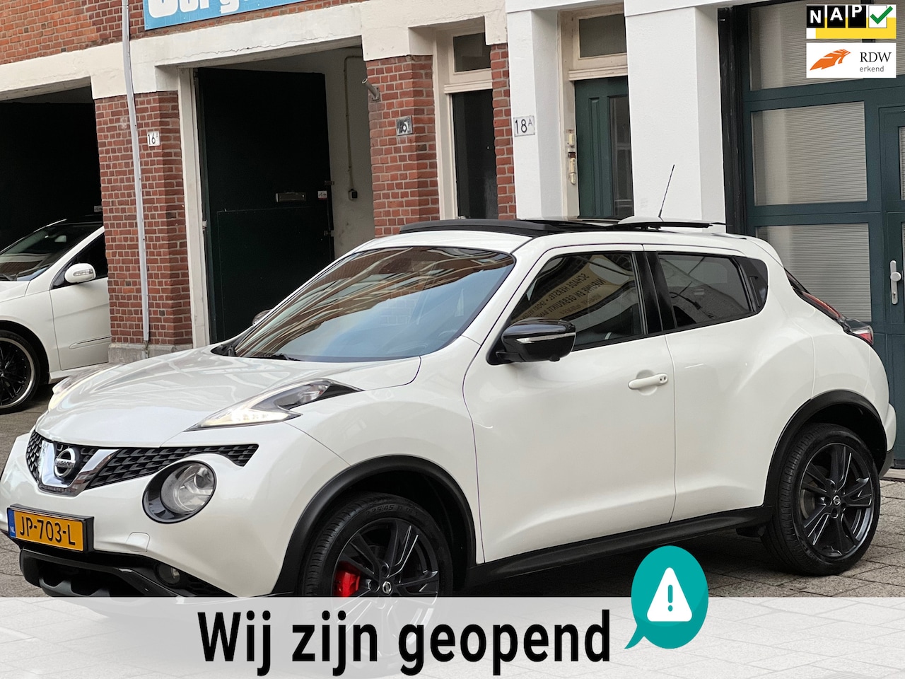 Nissan Juke - 1.6 Tekna-automaat-schuifdak-nette auto - AutoWereld.nl
