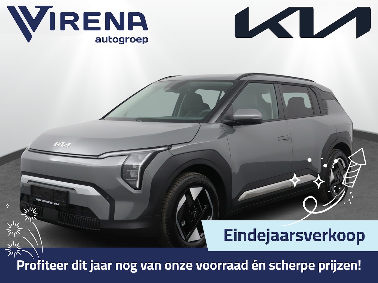 Kia EV3 - Plus 81.4 kWh - Prijs incl. inruilpremie €3.000,- - Stoel / Stuurwielverwarming - Dode hoe - AutoWereld.nl