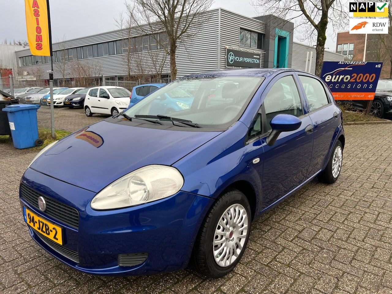 Fiat Grande Punto - 1.2 Active - AIRCO - NIEUWE APK - 5 DEURS ! - AutoWereld.nl