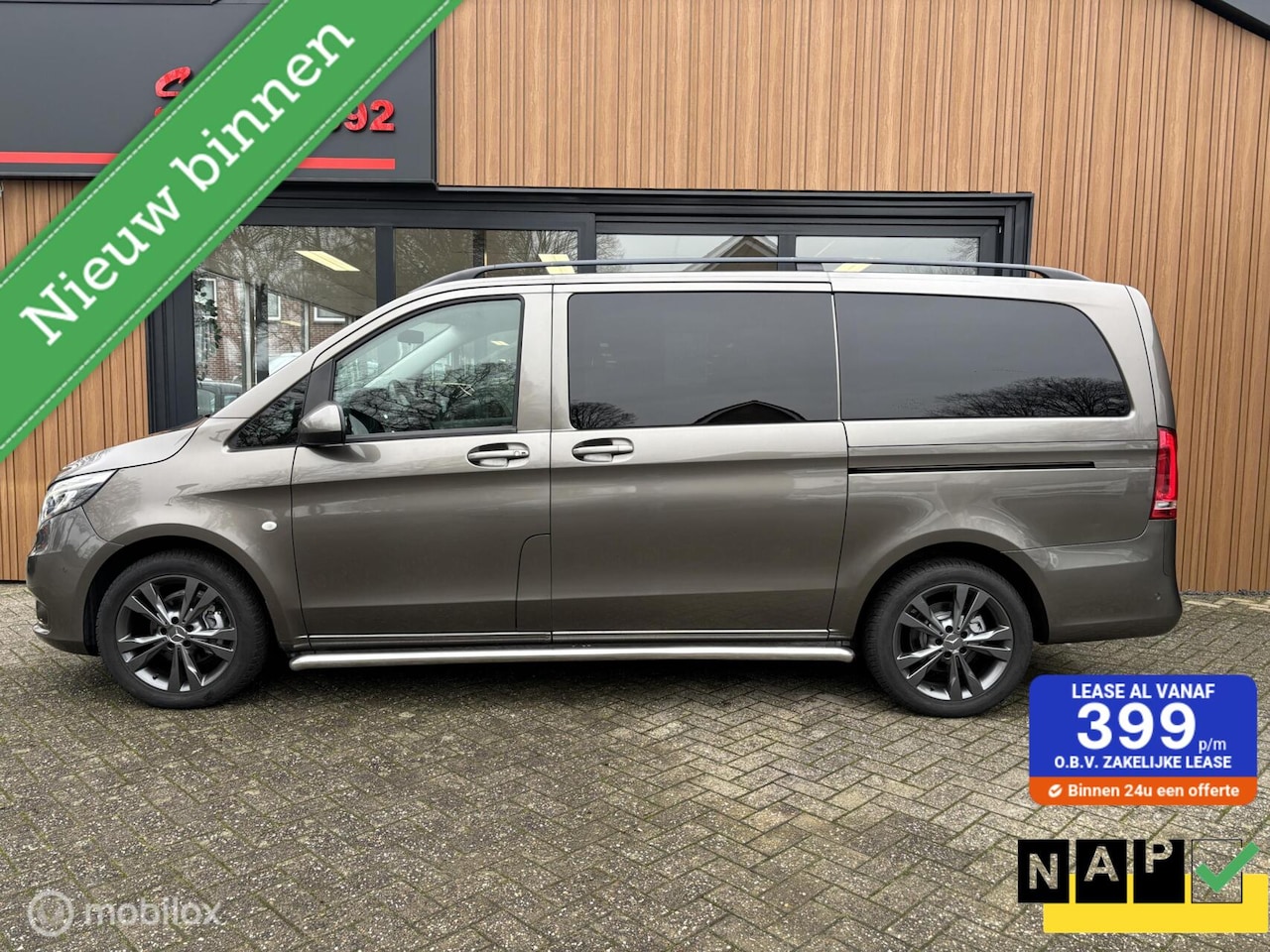 Mercedes-Benz Vito - Dubbel Cabine Lang 114 CDI 136 Pk Automaat | Leder | Clima | Cruisecontrolle | PDC V&A | S - AutoWereld.nl