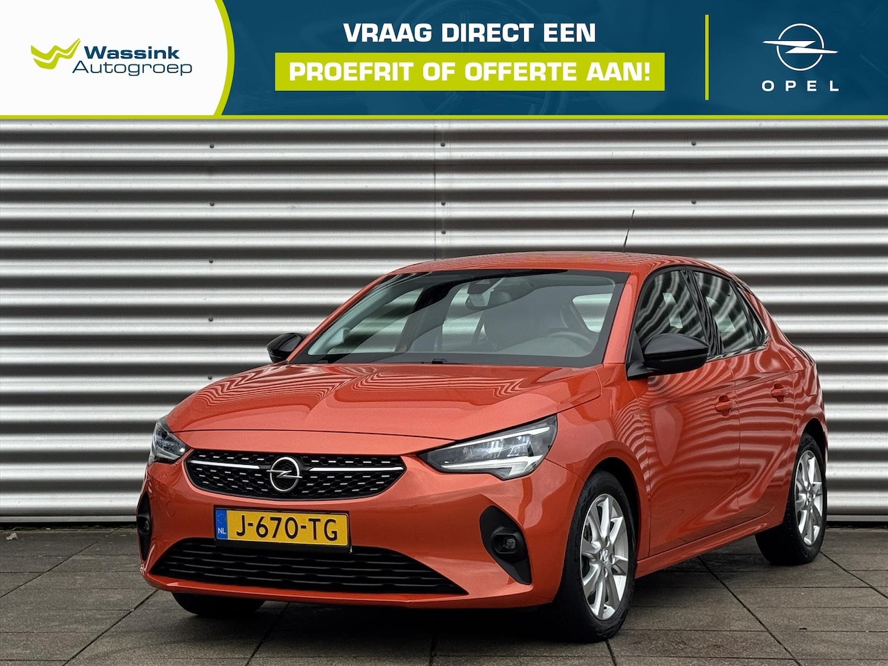 Opel Corsa - 1.2 Turbo 100pk Automaat Elegance Navigatie | Airco | Cruise Control | Lichtmetalen velgen - AutoWereld.nl