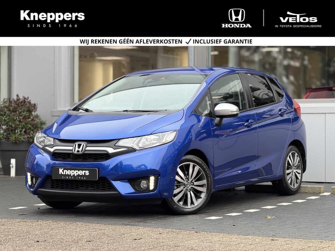 Honda Jazz - 1.3 i-VTEC Elegance AUTOMAAT | GEEN AFLEVERKOSTEN | Parkeersensoren V+A, Dodehoekdetectie - AutoWereld.nl