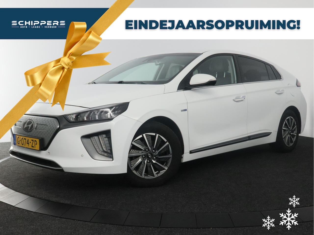 Hyundai IONIQ - Premium EV 38 kWh | Facelift | Navi | Leder | 16'' velgen | Stoelen geventileerd/verwarmd - AutoWereld.nl