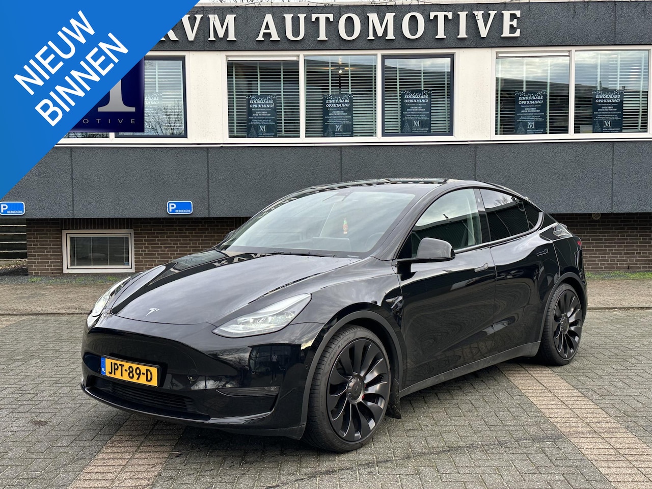 Tesla Model Y - Performance AWD 75 kWh VAN: €39.900,- VOOR: €37.877,- UW EINDEJAARSVOORDEEL: €2.023,-| AUT - AutoWereld.nl