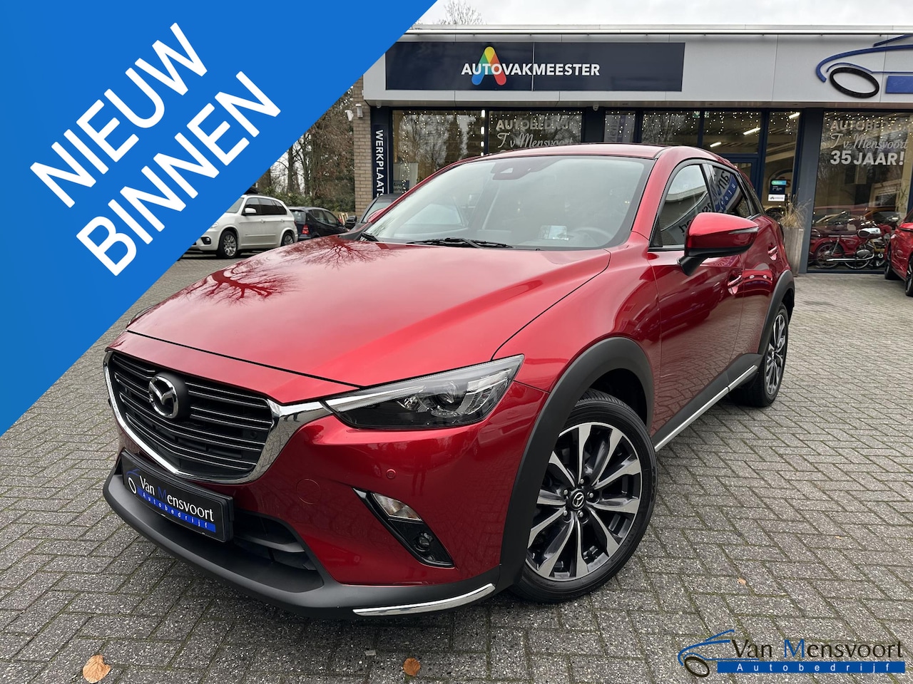 Mazda CX-3 - 2.0 Automaat SkyActiv-G 121 Luxury 1eEig|Headup|Camera|CarPlay|Keyless|DAB - AutoWereld.nl
