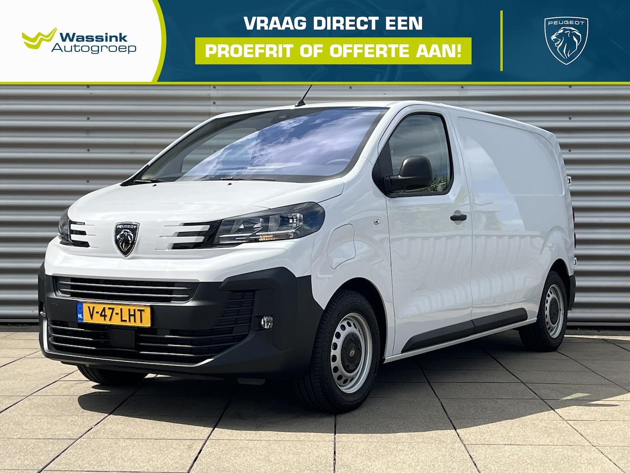 Peugeot Expert - GB L2 75kWh 136pk City NAV pakket e-PTO 400V Reservewiel Geïsoleerde comfort scheidingswan - AutoWereld.nl