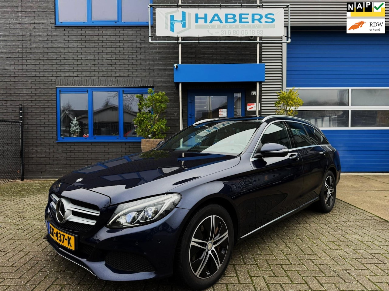 Mercedes-Benz C-klasse Estate - 400 4MATIC Ambition 333PK|Adaptive|NL|Navi|Full Led|Burmester|AUT|Designo|Pano|StoelVW|6 C - AutoWereld.nl