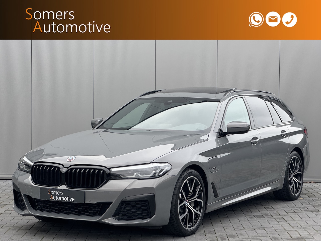 BMW 5-serie Touring - LCI 530e M Sport High Executive | Panorama | Leder | 19" | HiFi Audio | Stoelverwarming v - AutoWereld.nl