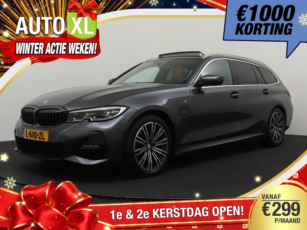 BMW 3-serie Touring - 320i 184 PK Aut. M-Sport Pano-dak Camera Leder-Sportstoelen - AutoWereld.nl