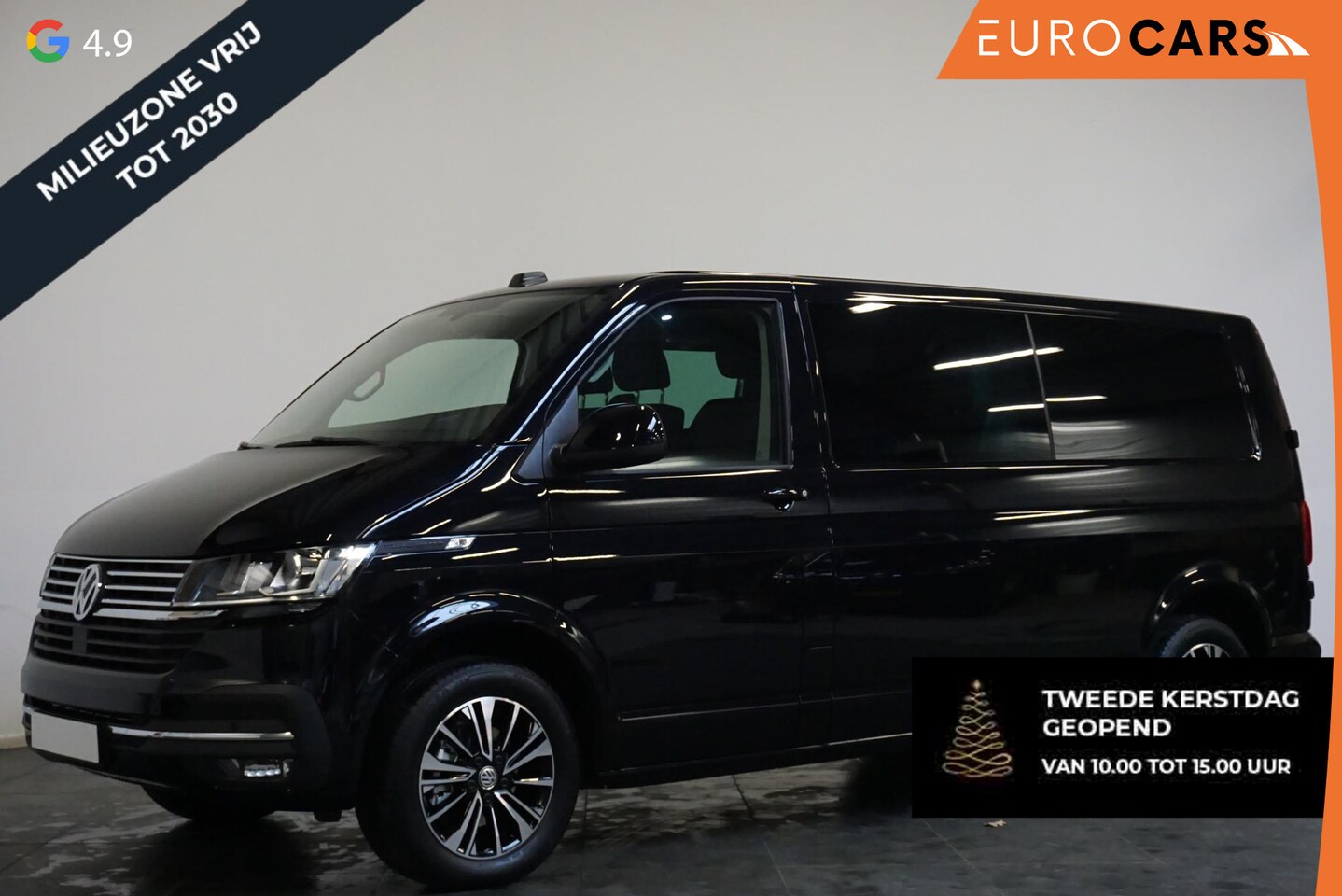 Volkswagen Transporter - 2.0 TDI L2H1 28 Dubbele Cabine Highline Airco | Cruise Control adaptief | PDCVA | 17" LM - AutoWereld.nl