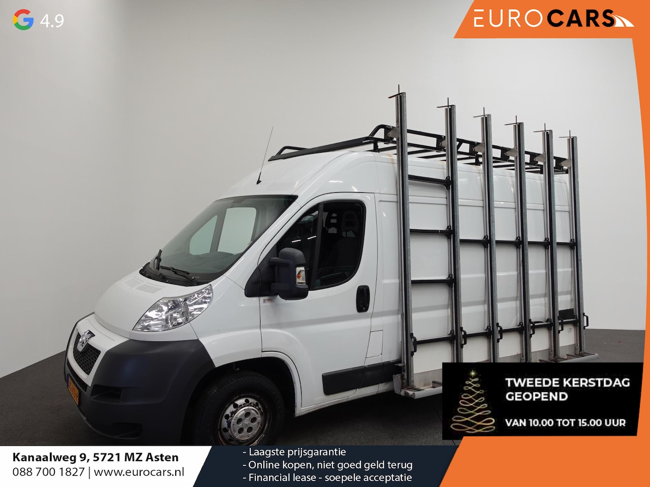Peugeot Boxer - 335 2.2 HDI L2H2 Airco Camera Glasresteel 3 persoons Trekhaak - AutoWereld.nl