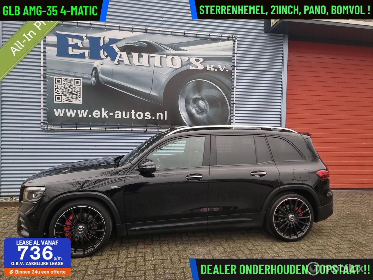 Mercedes-Benz GLB - AMG 35 4MATIC Sterrenhemel, 21inch, Pano, Vol ! - AutoWereld.nl