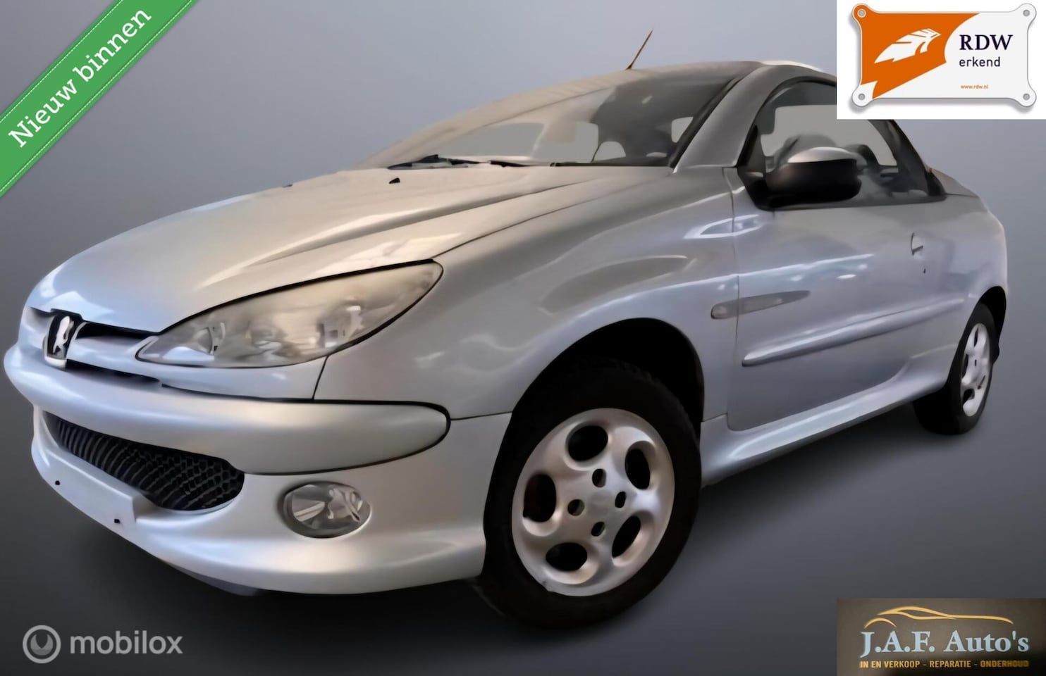 Peugeot 206 CC - 1.6-16V LMV Elek Dak Nieuwe APK! - AutoWereld.nl