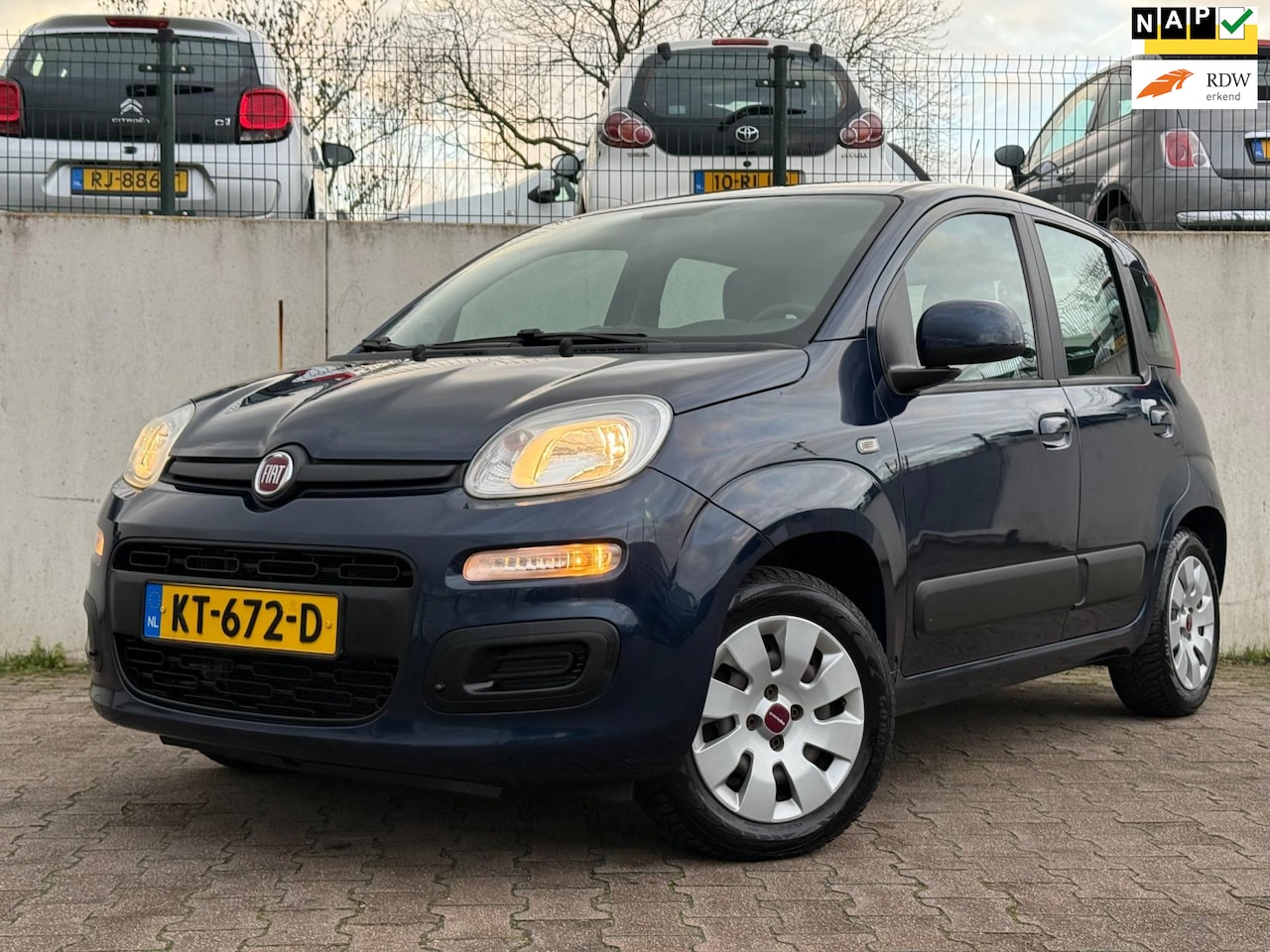 Fiat Panda - 0.9 TwinAir Popstar/AUTOMAAT/78339 KM NAP/AIRCO/PDC/HOGE INSTAP/VAN 2DE EIGENAAR/ - AutoWereld.nl