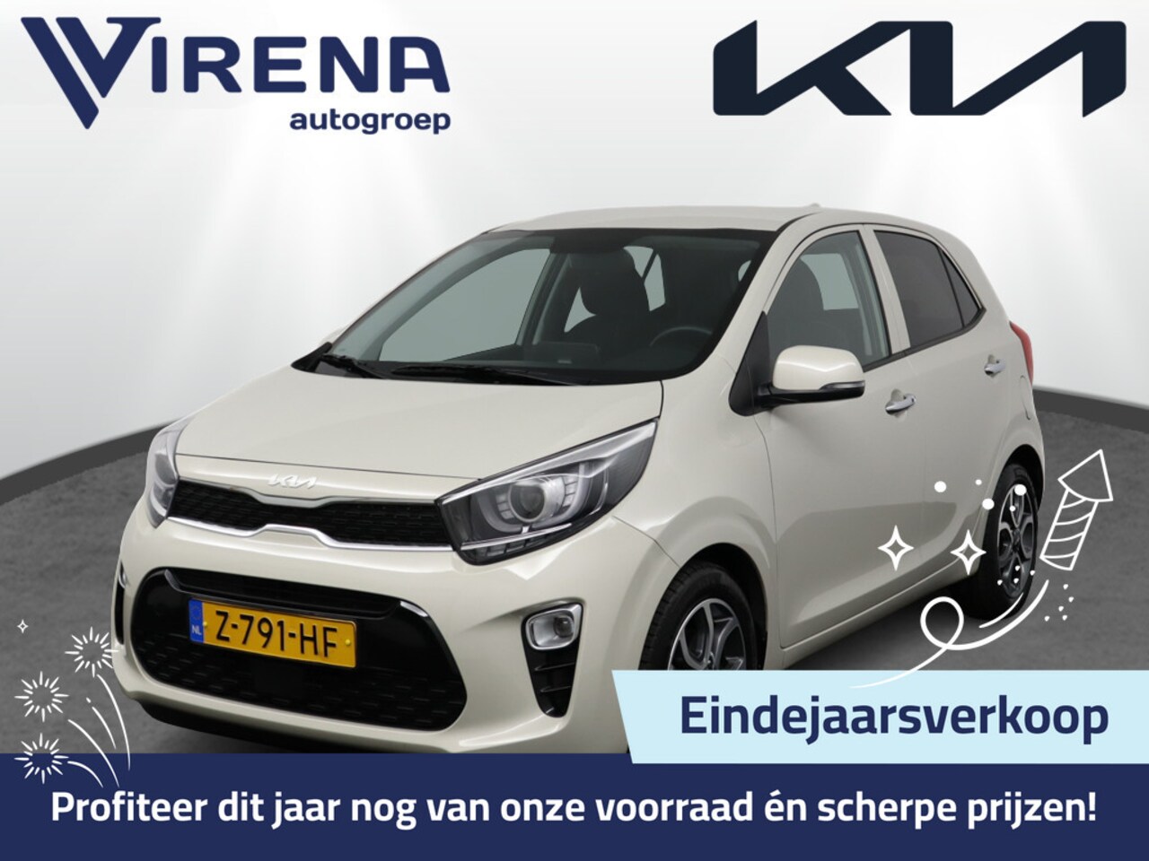 Kia Picanto - 1.0 DPi DynamicPlusLine Airco - Apple Carplay/Android Auto - Cruise Control - Climate Cont - AutoWereld.nl