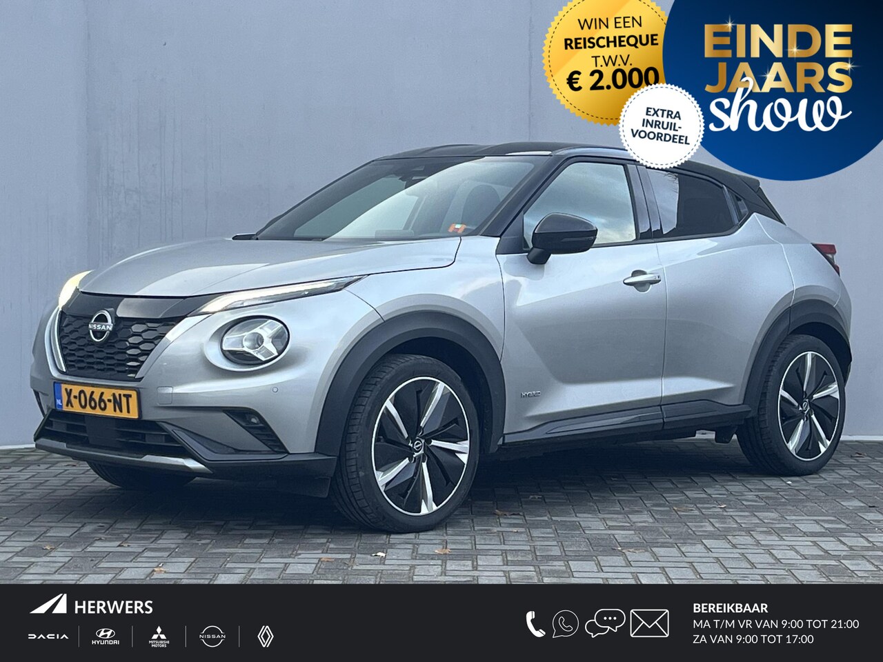 Nissan Juke - 1.6 Hybrid N-Design / 360° Camera / Adaptieve Cruise Control / Keyless Entry & Start / App - AutoWereld.nl