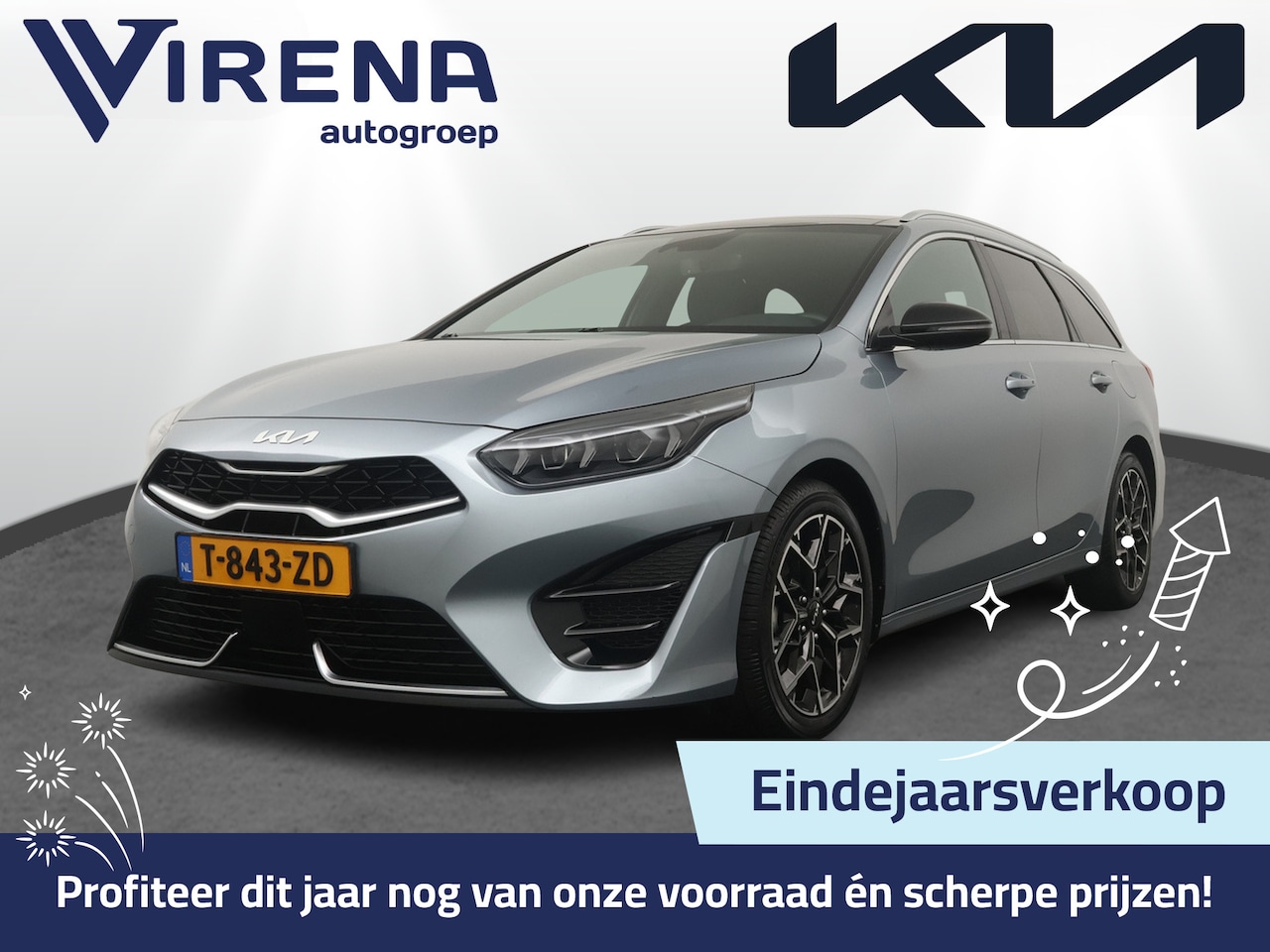Kia Cee'd Sportswagon - Ceed 1.5 T-GDi GT-Line Automaat - Adaptive Cruise - Stoel/Stuurverwaming - Schuifkanteldak - AutoWereld.nl