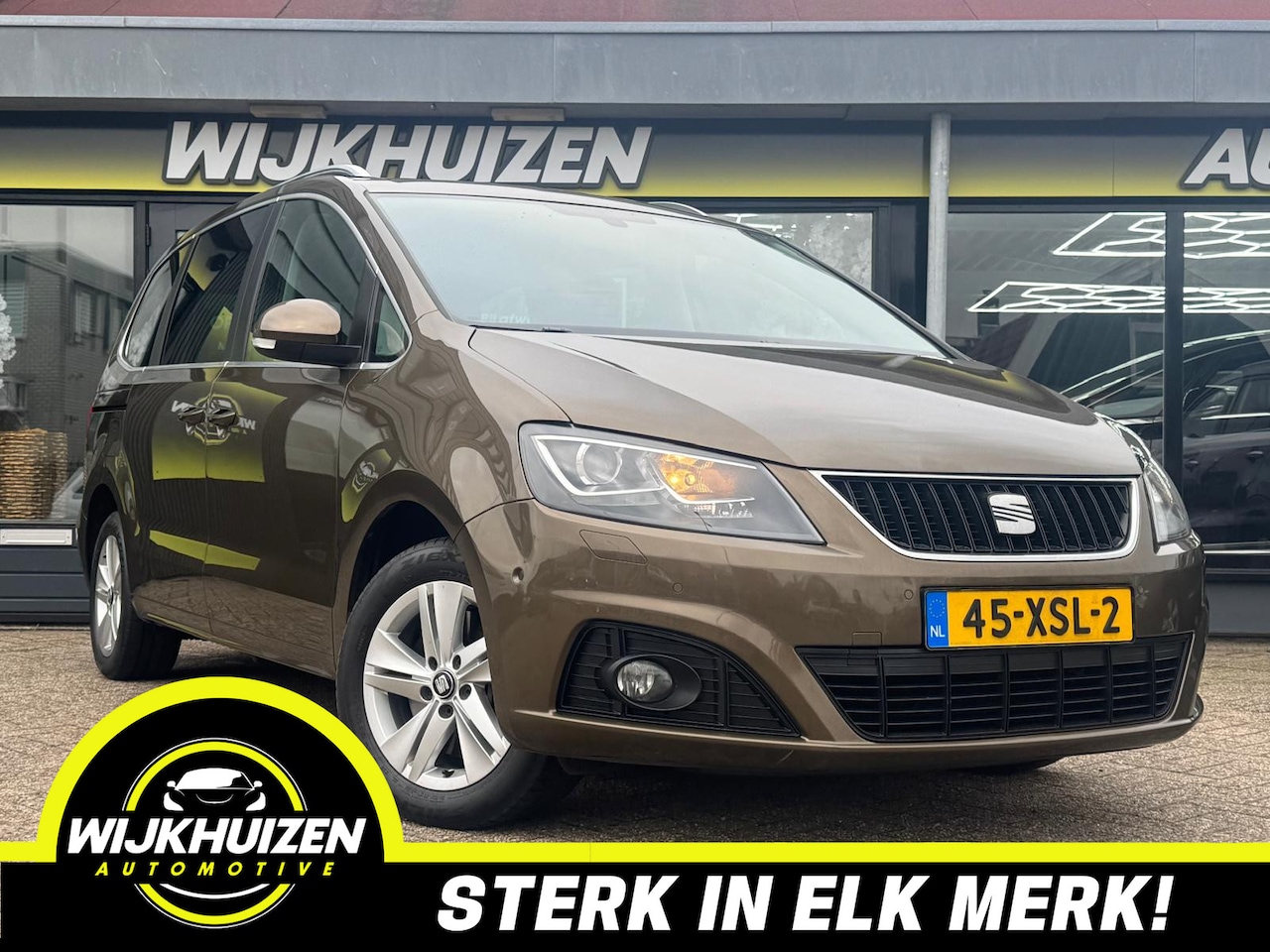 SEAT Alhambra - 1.4 TSI Style 7 Persoons Automaat met Panorama dak !!! Navigatie !!! Vol !!! - AutoWereld.nl