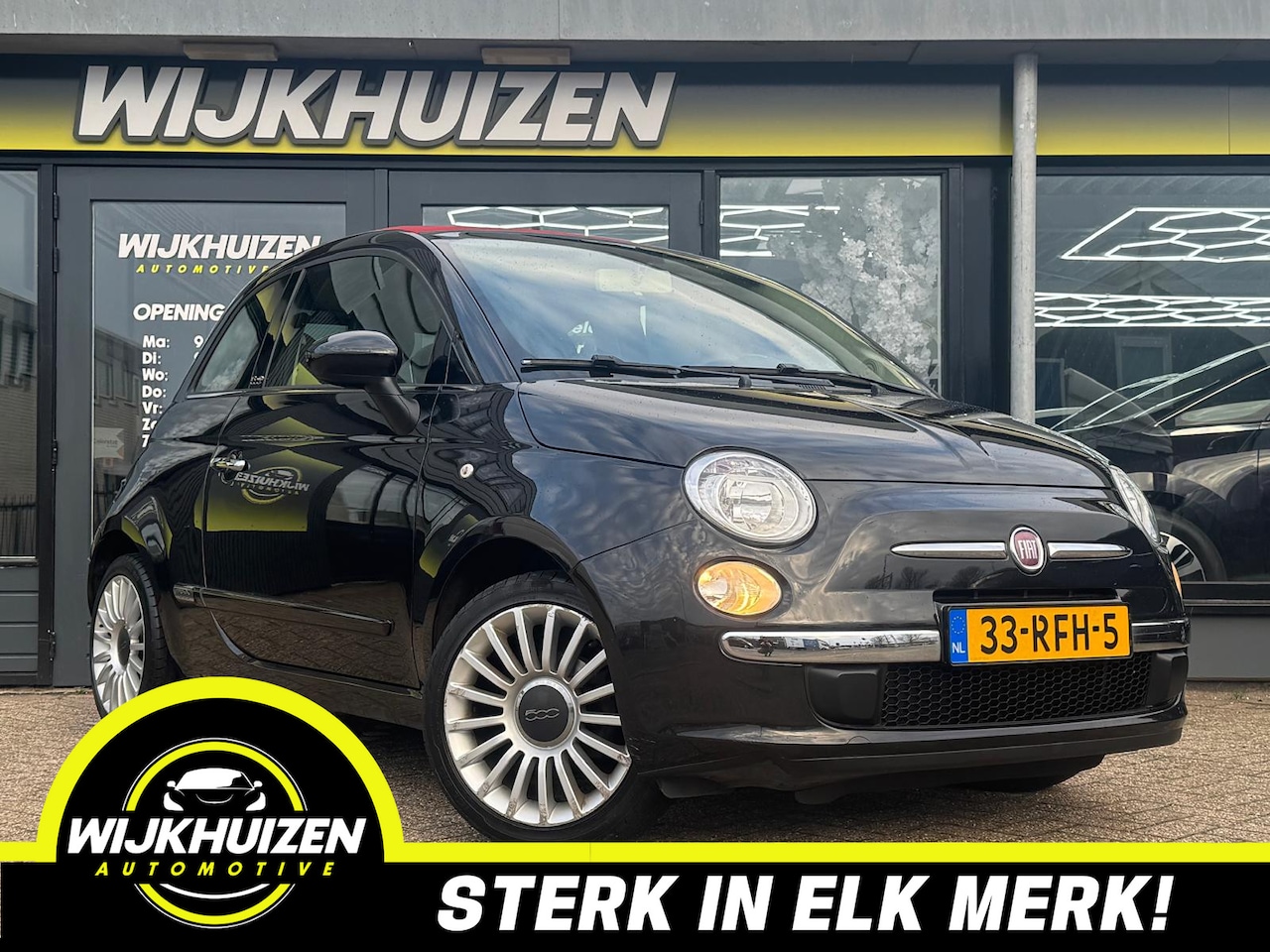 Fiat 500 C - 1.2 Lounge met Airco !!! Leder !!! 15 Inch !!! Nap !!! - AutoWereld.nl